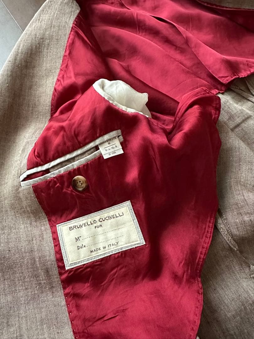 BRUNELLO CUCINELLI ブルネロクチネリ ベージュ ジャケット