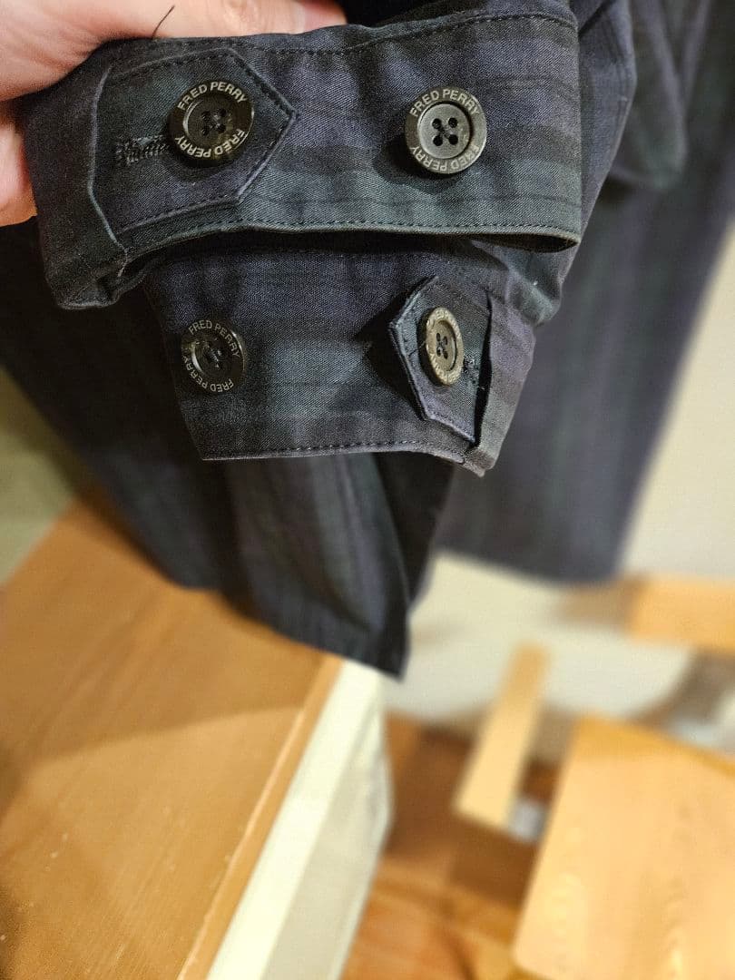 FRED PERRY フレッドペリー　ブラックウオッチ 　モッズコート 春秋冬