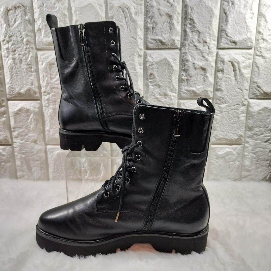 レースアップ ミドルブーツ 24cm HIMIKO