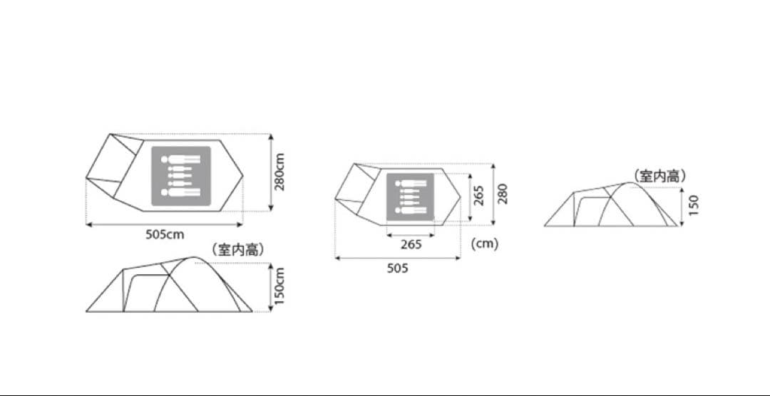 スノーピークテント　アメニティドーム M