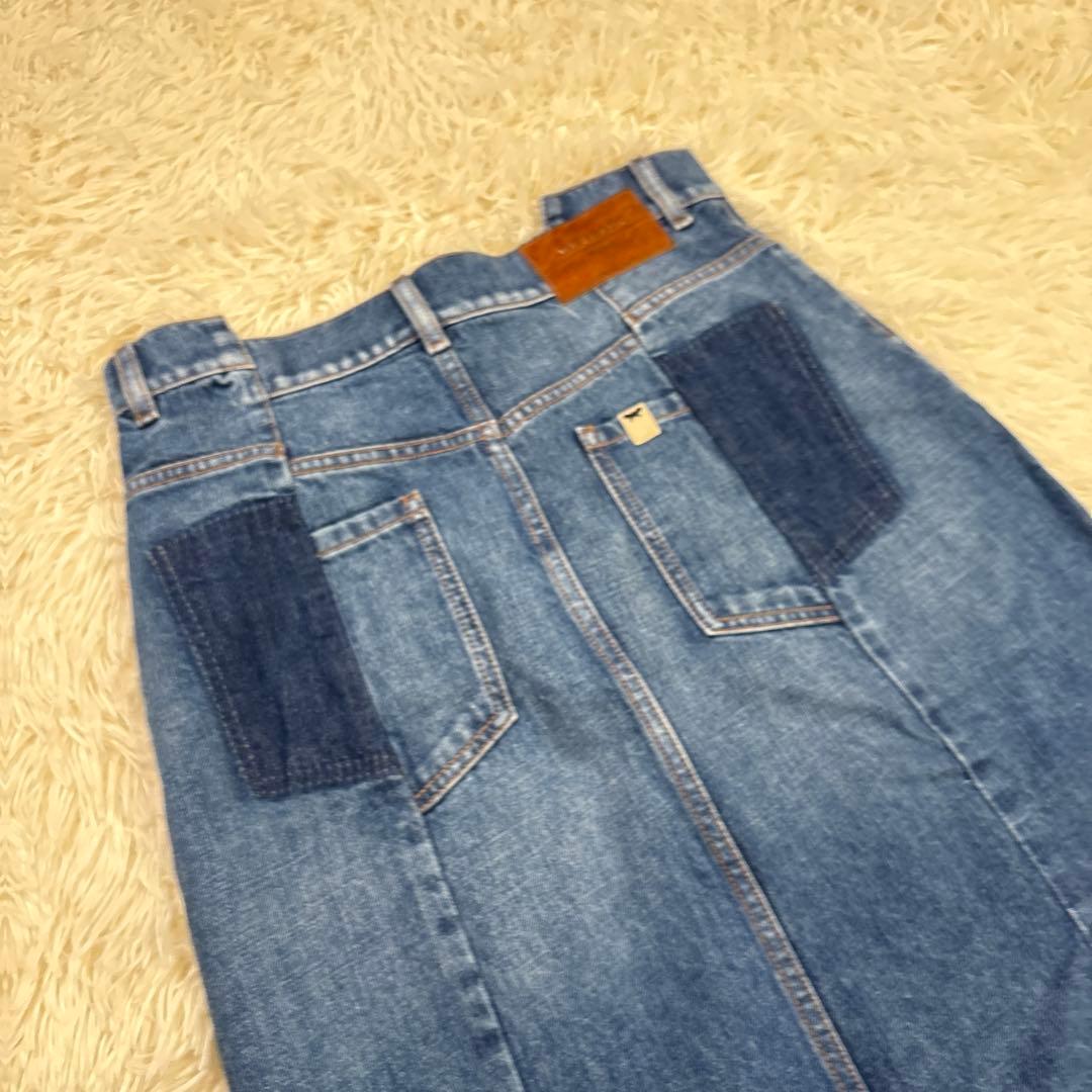 WEEKEND MaxMara デニムスカート　42 ミモレ丈　XL