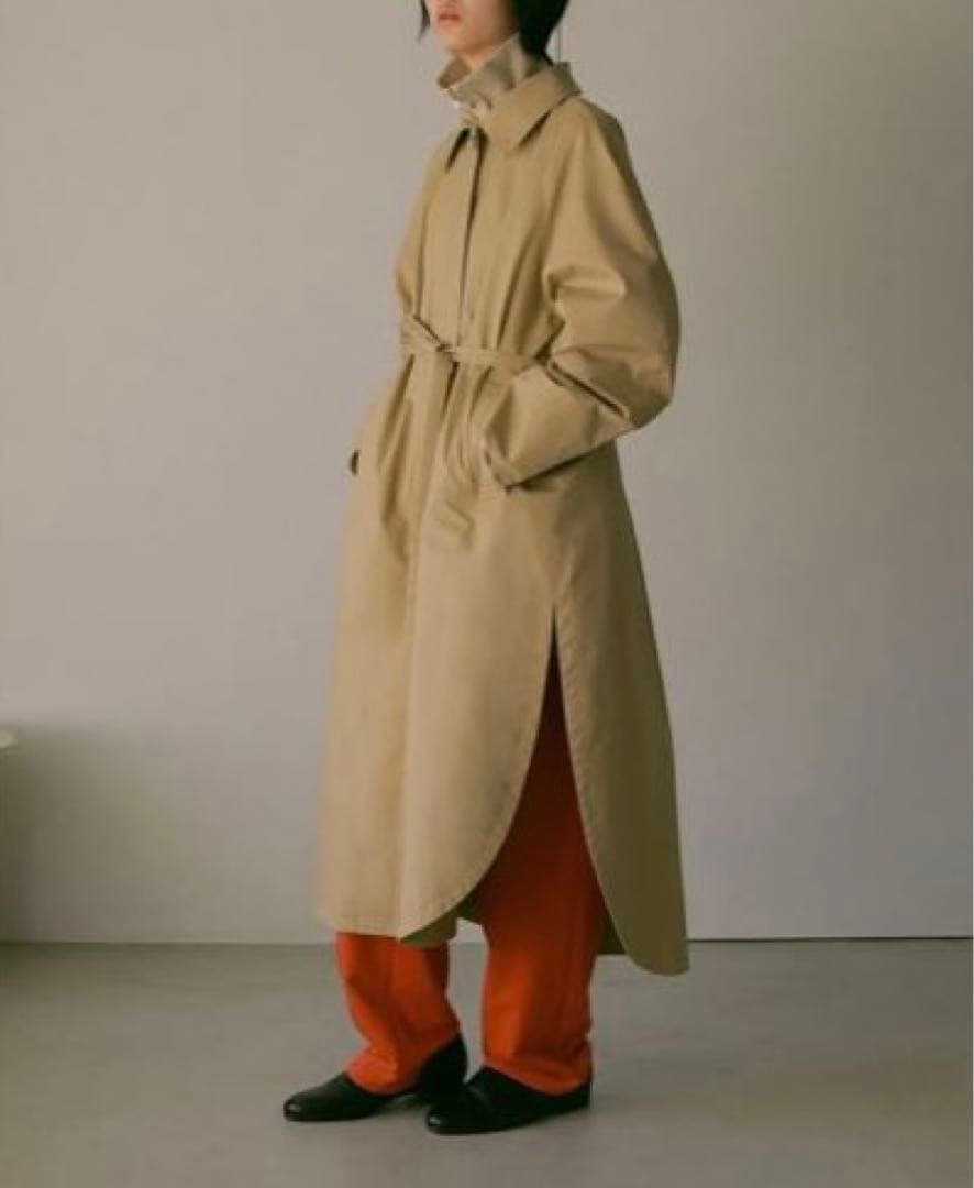 美品 23AW M【MANOF ROUND HEM DOUBLE COAT】
