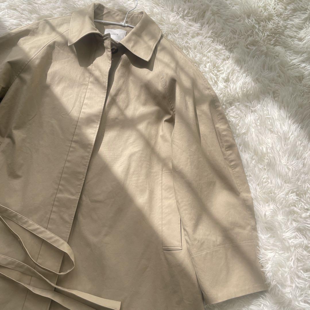 美品 23AW M【MANOF ROUND HEM DOUBLE COAT】