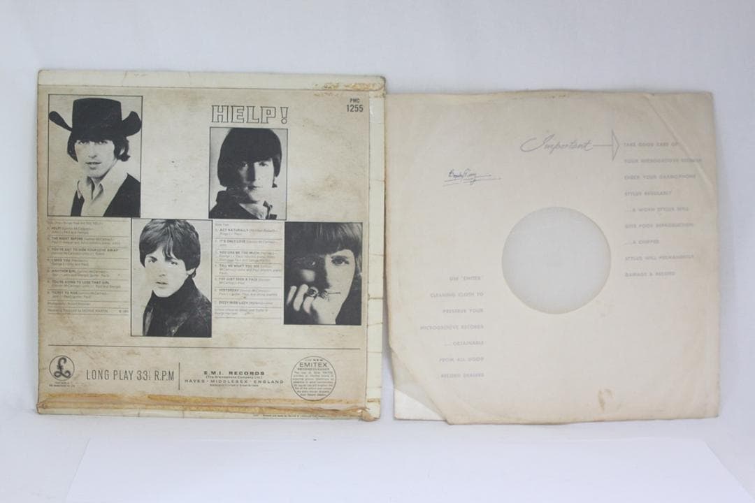 英LP The Beatles Help! UK盤 Mono ヘルプ!