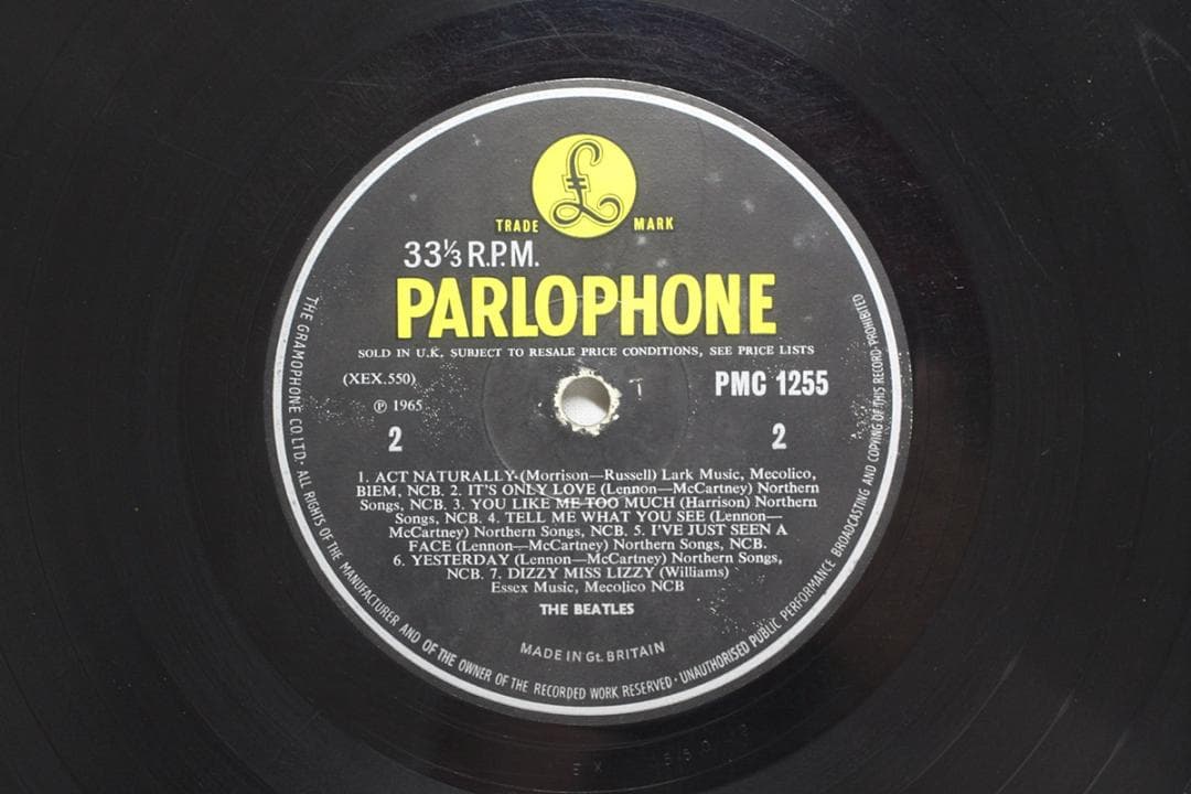 英LP The Beatles Help! UK盤 Mono ヘルプ!