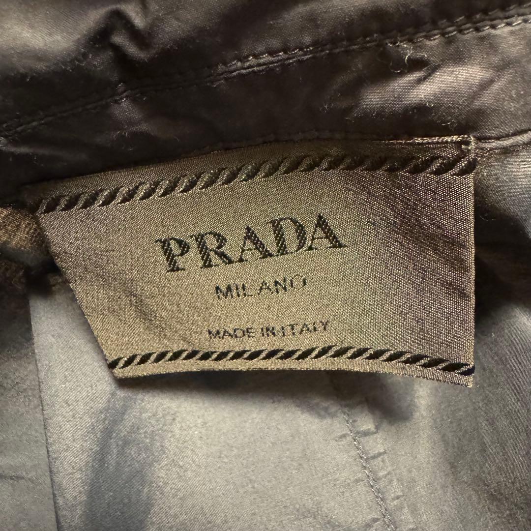 【美品】PRADA プラダ 春コート スプリングコート チェスターコート 濃紺