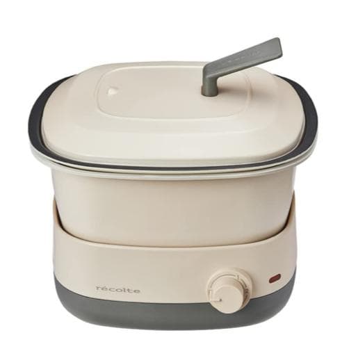 récolte POT DUO carré クリームホワイト