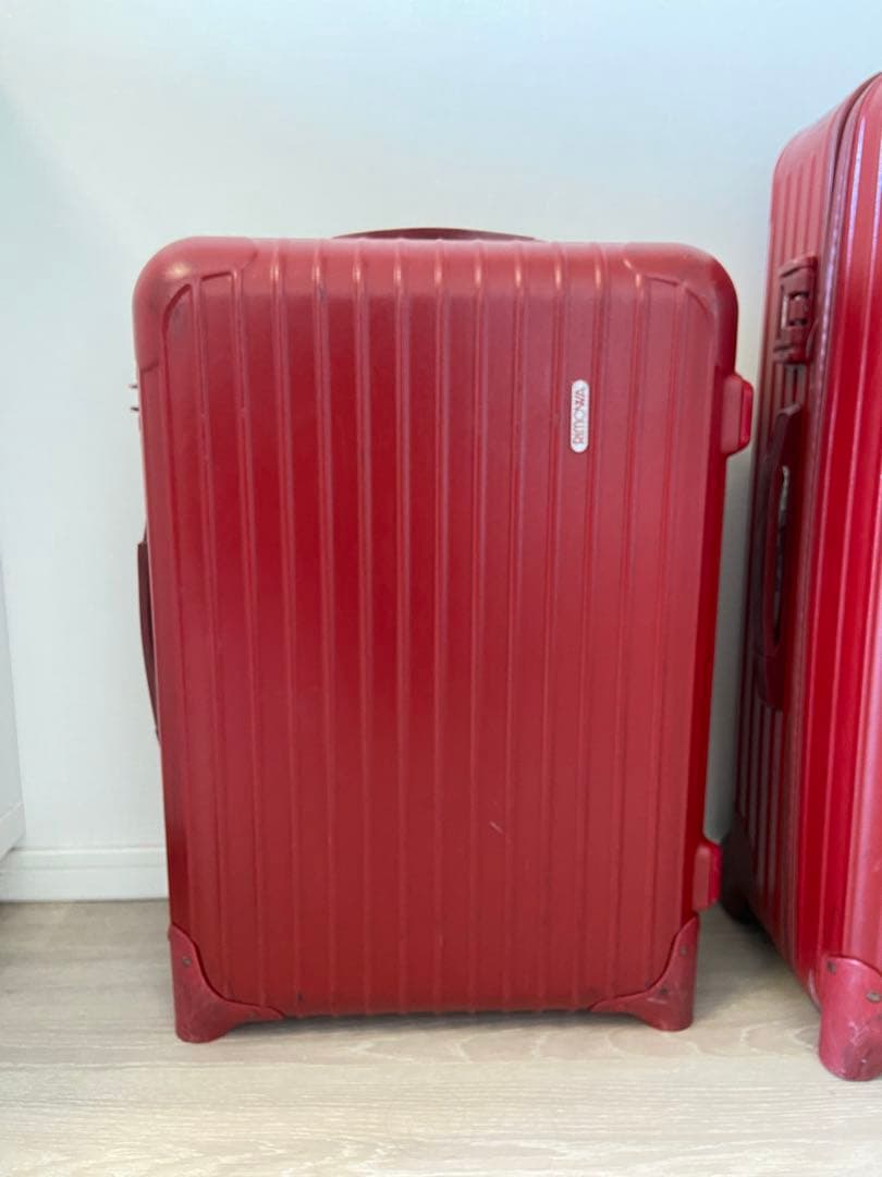 RIMOWAサルサ オリエンタルレッド35L 機内持ち込み2輪