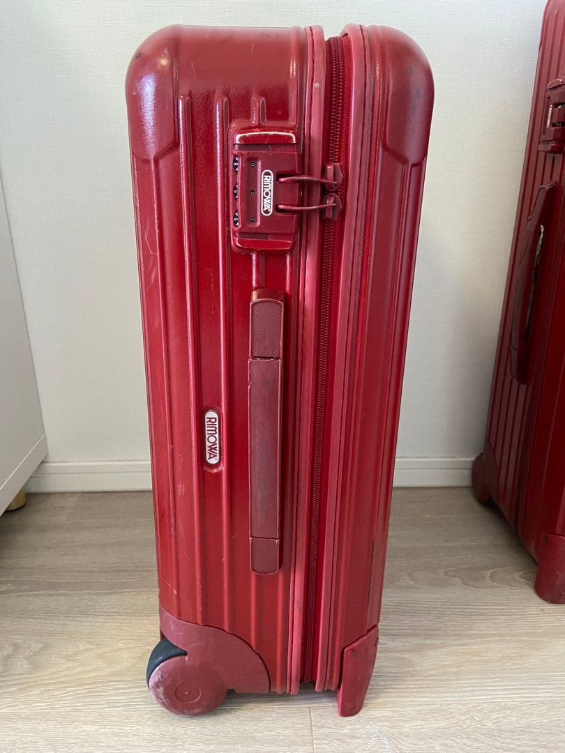 RIMOWAサルサ オリエンタルレッド35L 機内持ち込み2輪