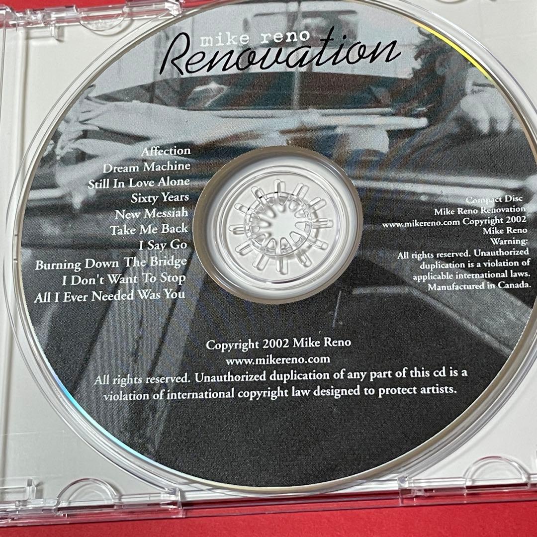極希少/自主サイト限定◆AOR名盤◆MIKE RENO/RENOVATION