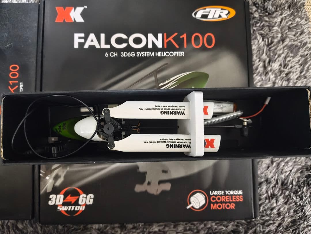 k*.様 プロポ付 XK FALCON K100 K110 6CH ヘリコプター