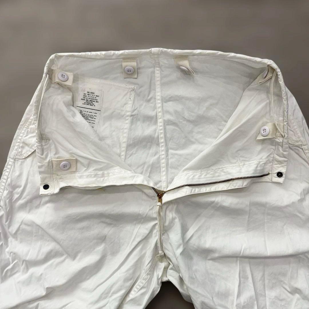 激レア ヴィンテージ 80s 米軍 スノーカモ パンツ タロンジップ