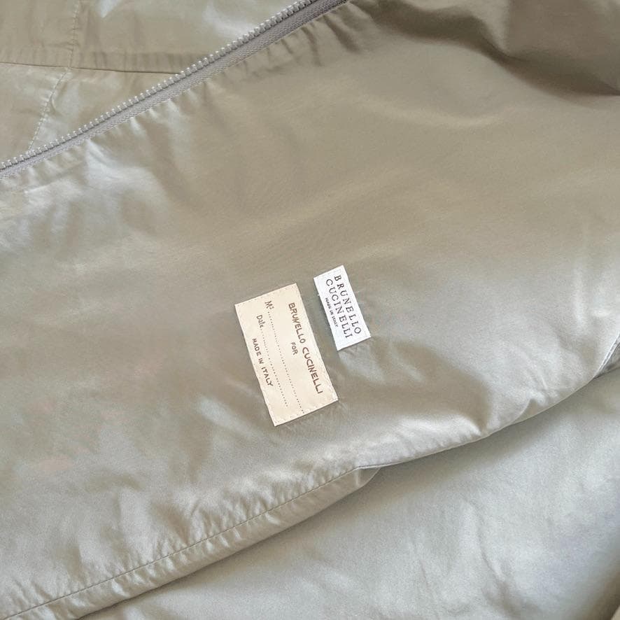 美品★BRUNELLO CUCINELLI★シルク★モニーレ★軽量コート