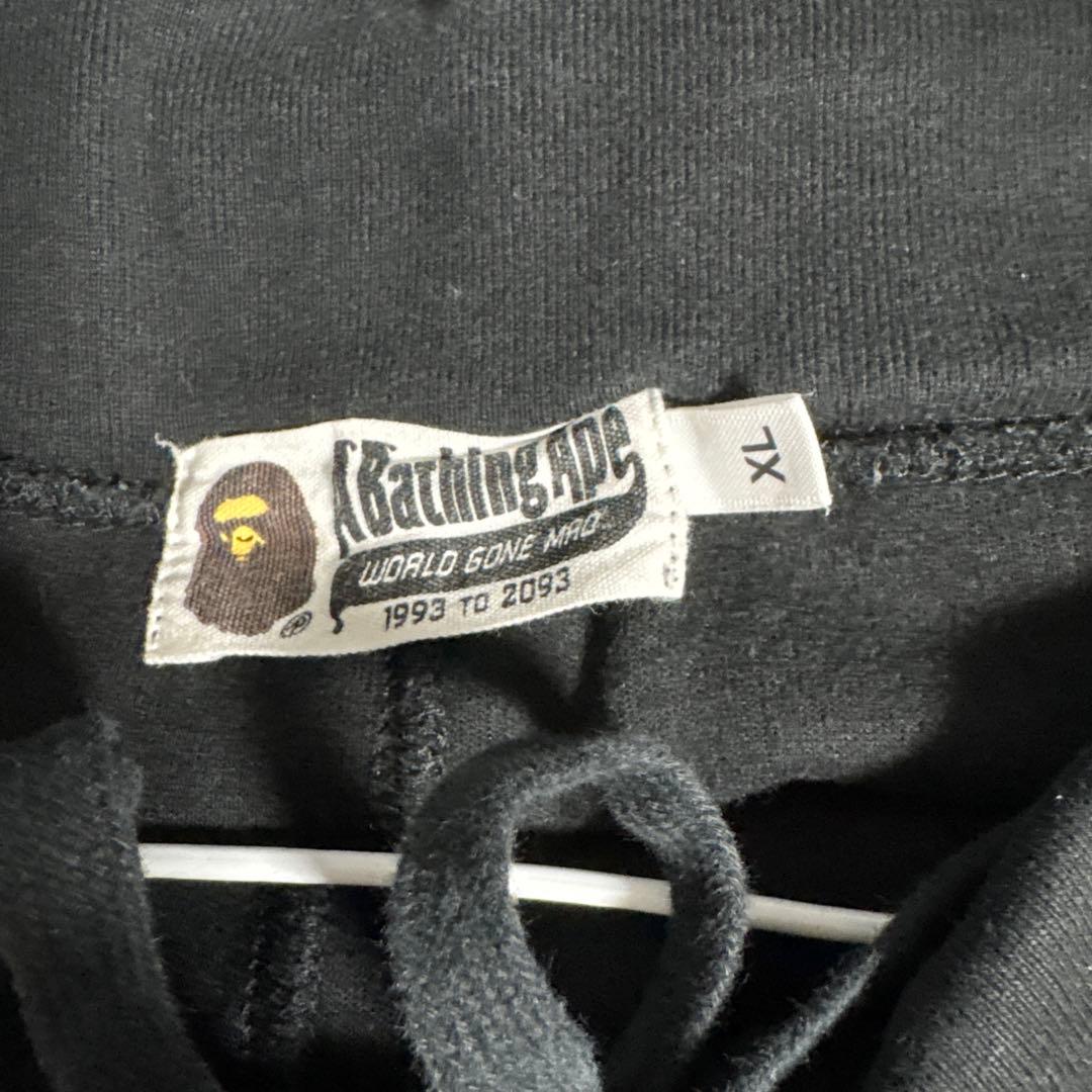 A Bathing Ape ブラック スウェットパンツ XL