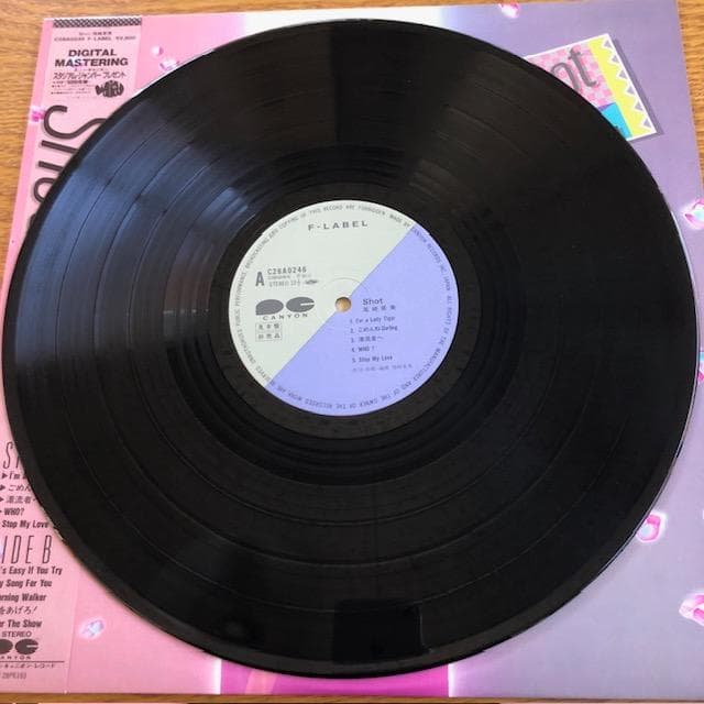 【LP】尾崎亜美『Shot』帯付 1982年 デジタル録音名盤 d976y96
