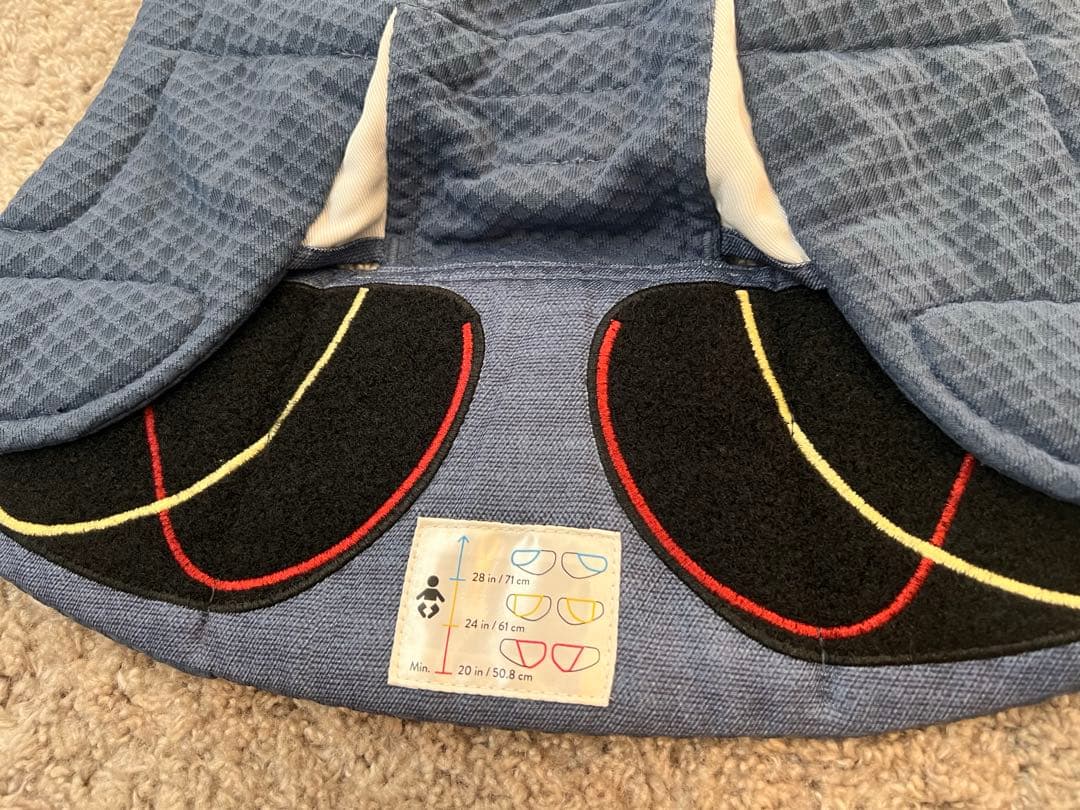 美品 エルゴ ADAPT SoftFlex Mesh へザードデニムブルー