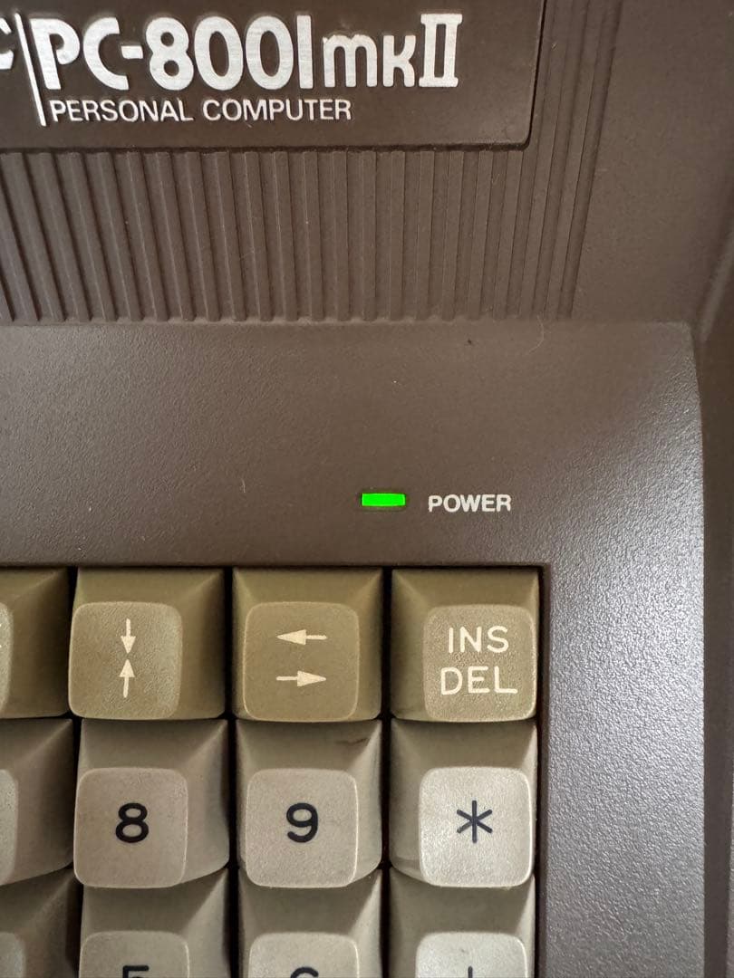NEC PC-8001mkII 本体（通電確認済み）