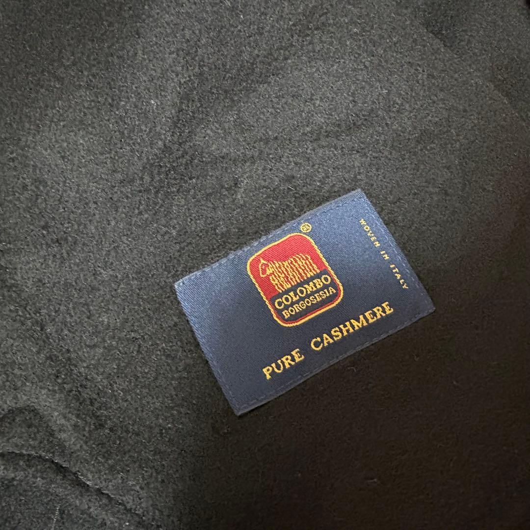美品！EMBA エンバ 最高級 カシミヤ ファー ロングコート 黒 11号