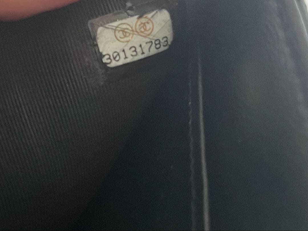 最終お値下げ!!CHANEL シャネル ラムスキンマトラッセ 三つ折り ミニ財布