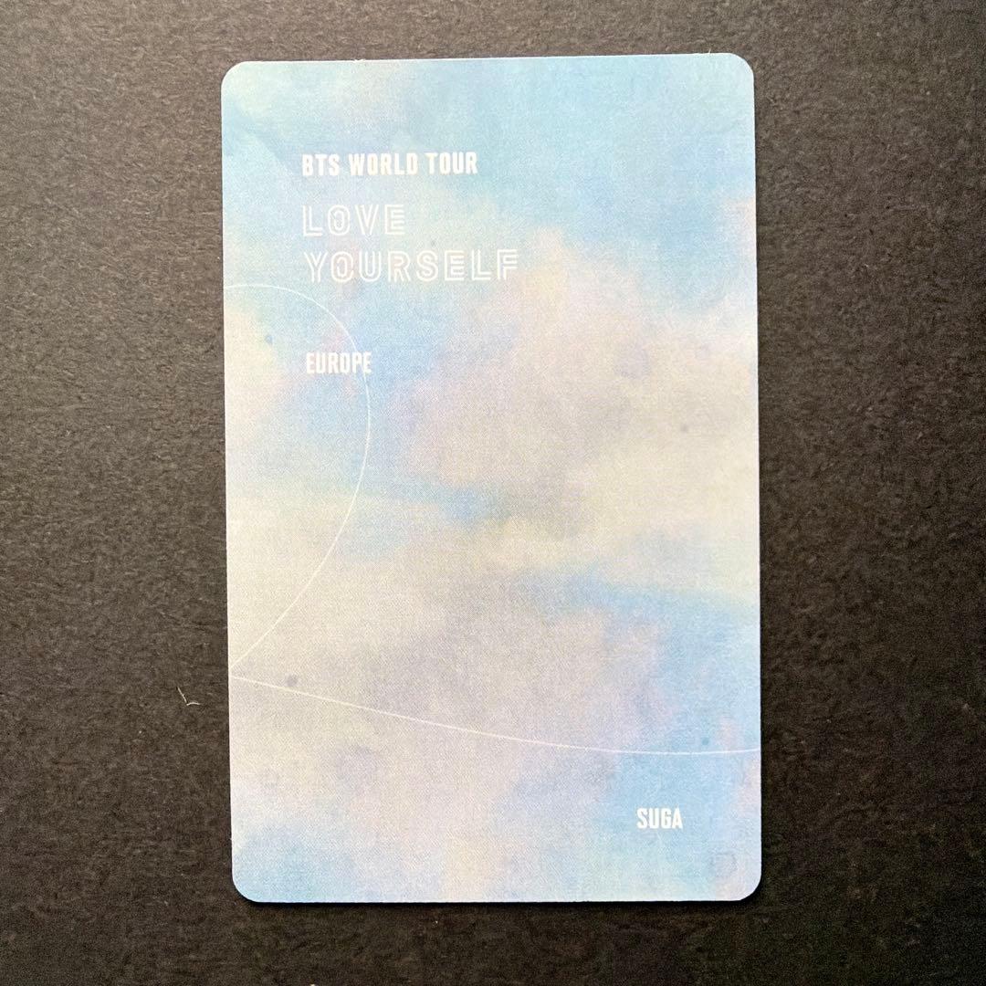 BTS Loveyourself EUROPE ヨーロッパ★SUGA ユンギ