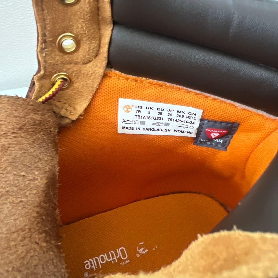 Timberland ティンバーランド24cm 6インチ ブーツ　ティンバー