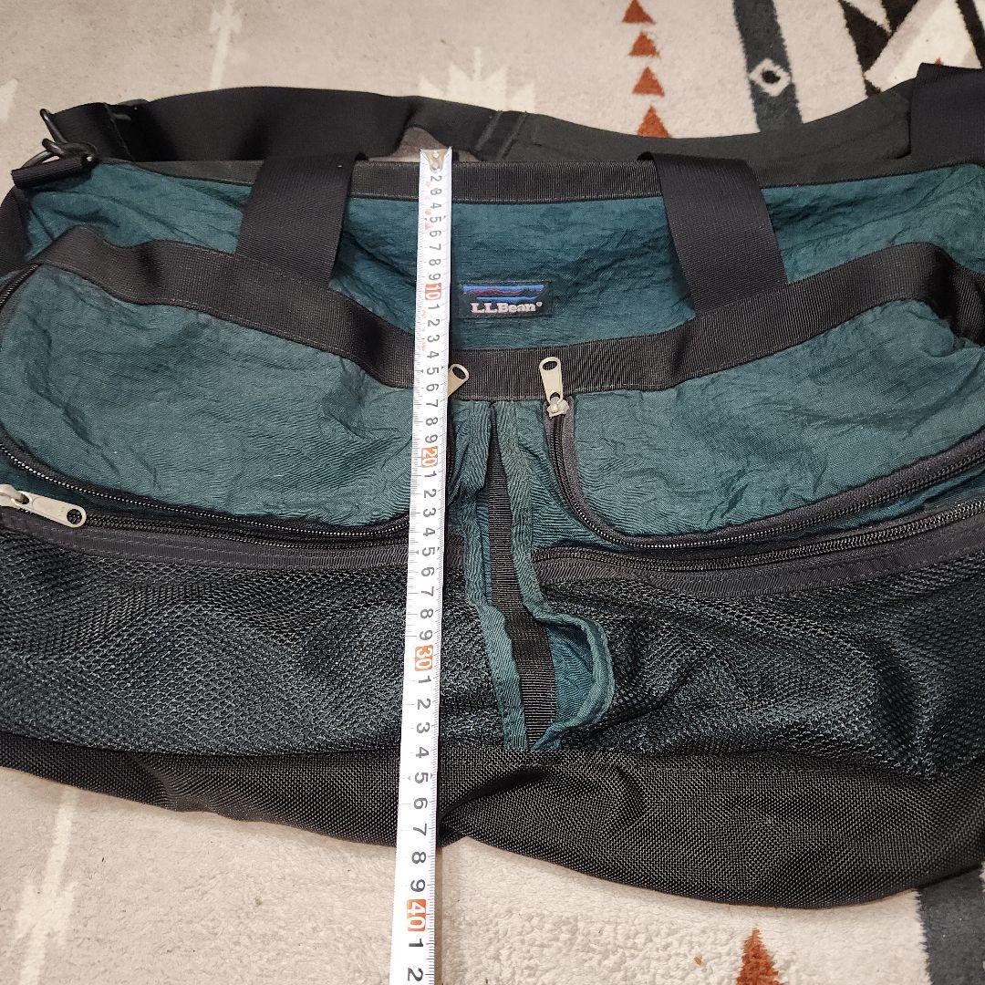 90s メキシコ製 L.L.Bean 大容量ダークグリーン ボストンバッグ