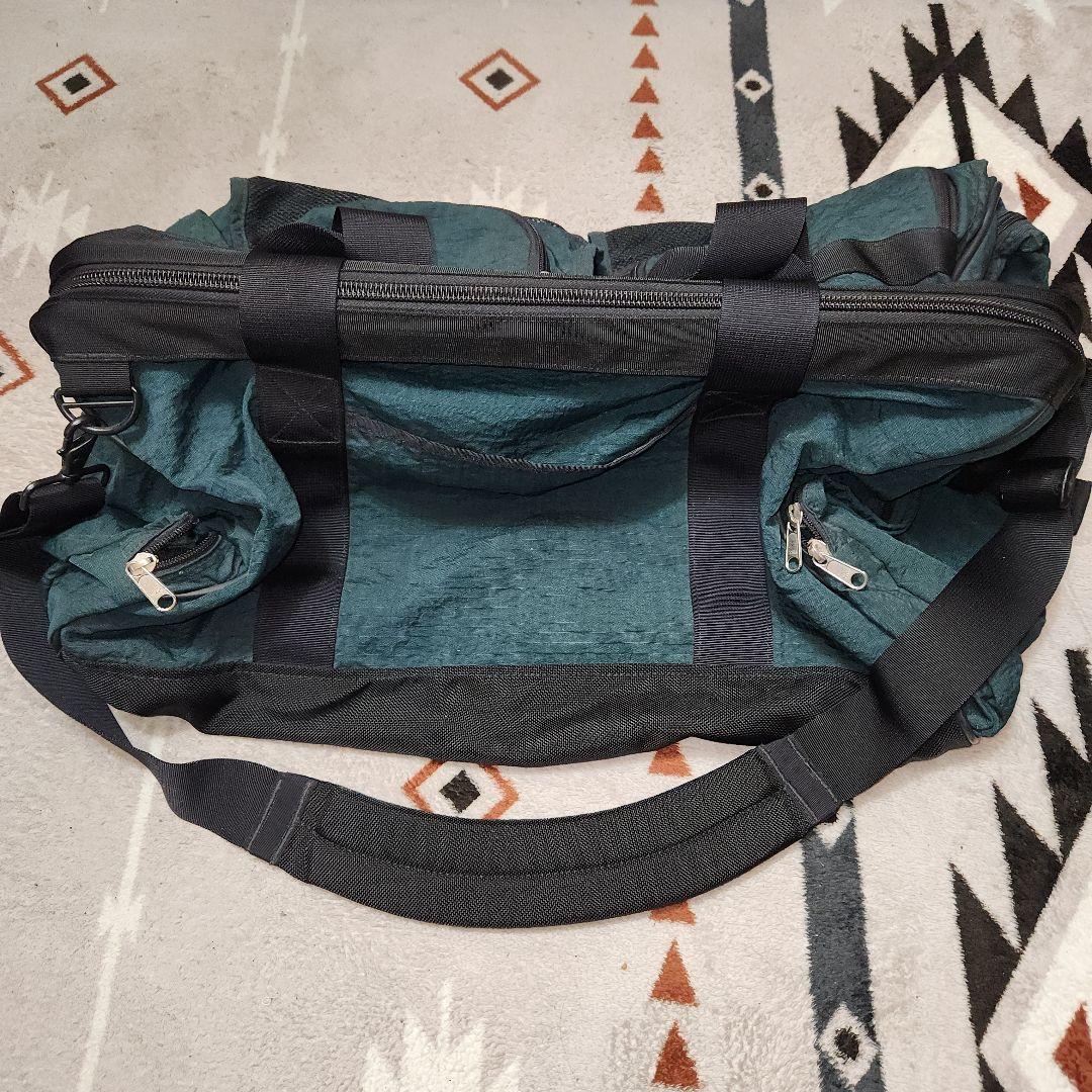 90s メキシコ製 L.L.Bean 大容量ダークグリーン ボストンバッグ