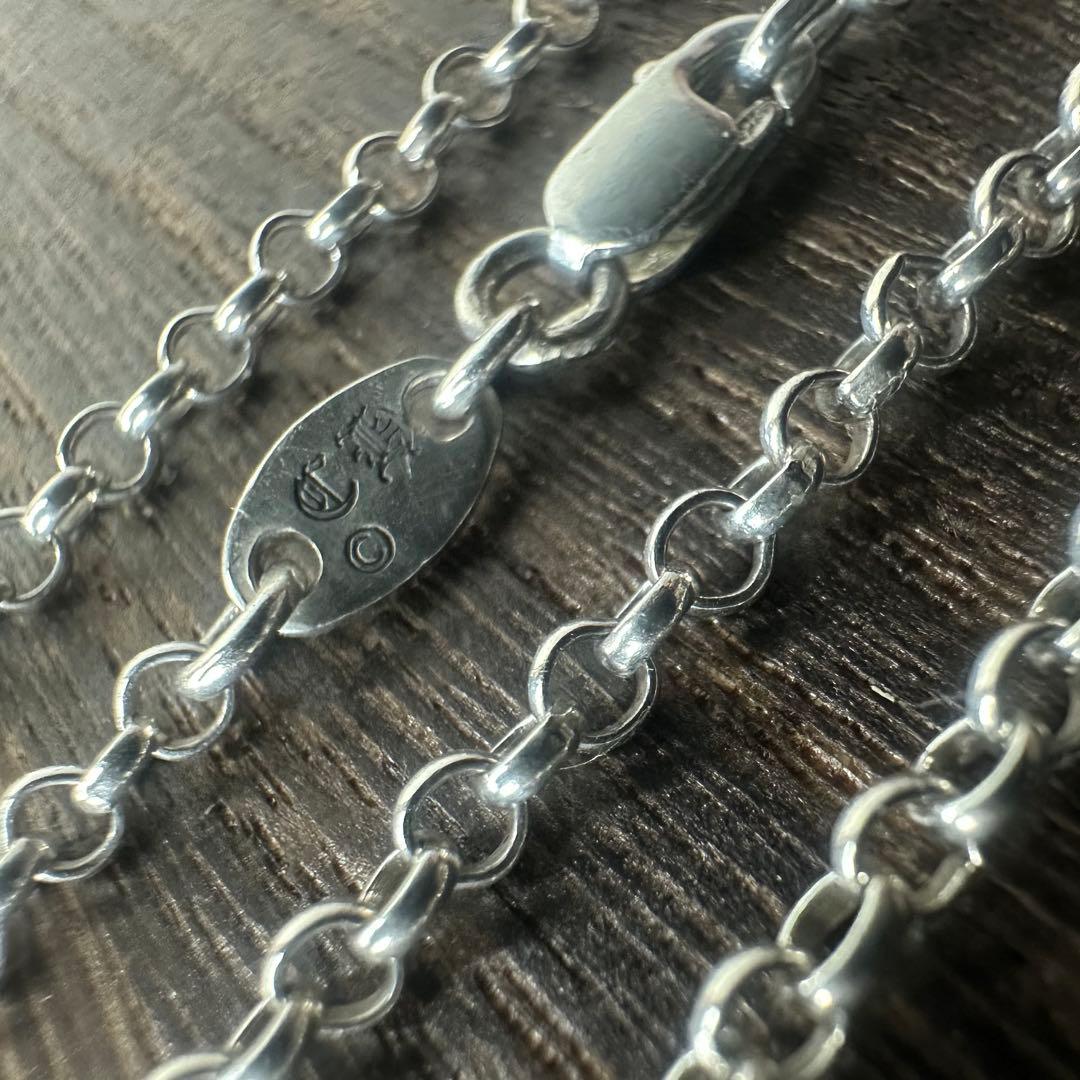 ■ Chrome Hearts ロールチェーン+ベビーファット エメラルド ■