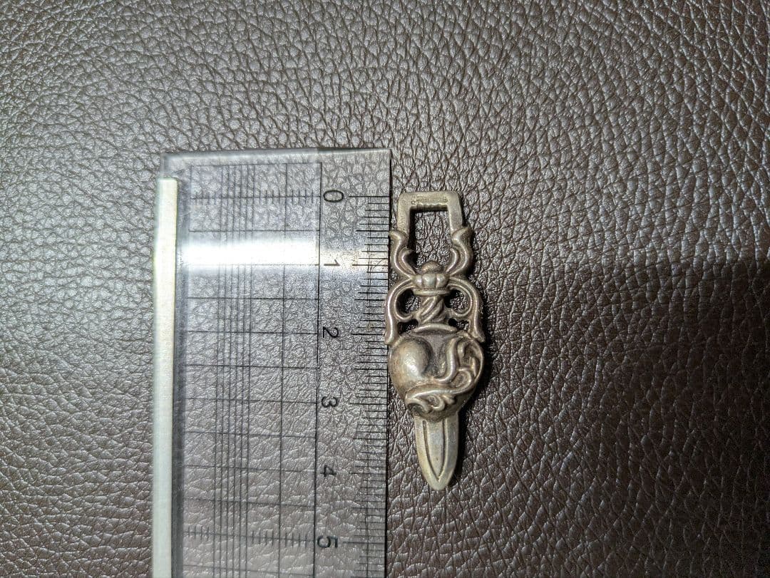 クロムハーツ　ダガーハート　ペンダントトップ