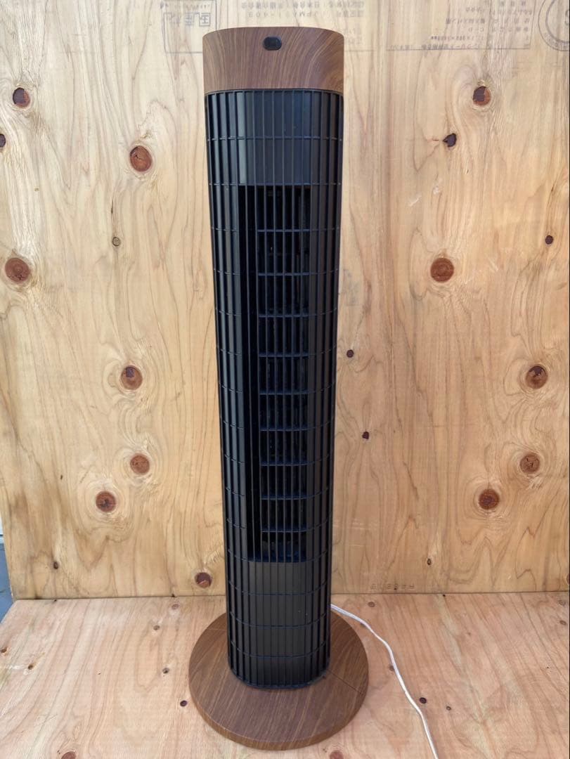 アイリスオーヤマ タワー ファン扇風機 木目調 TWF-C73M