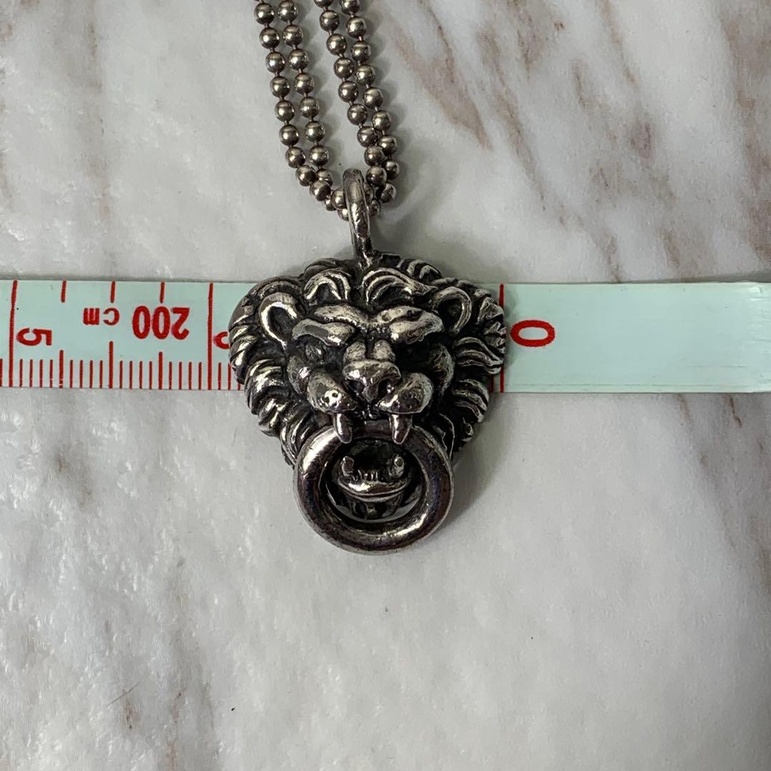 アクセサリー KING BABY silver925 Lion Head necklace