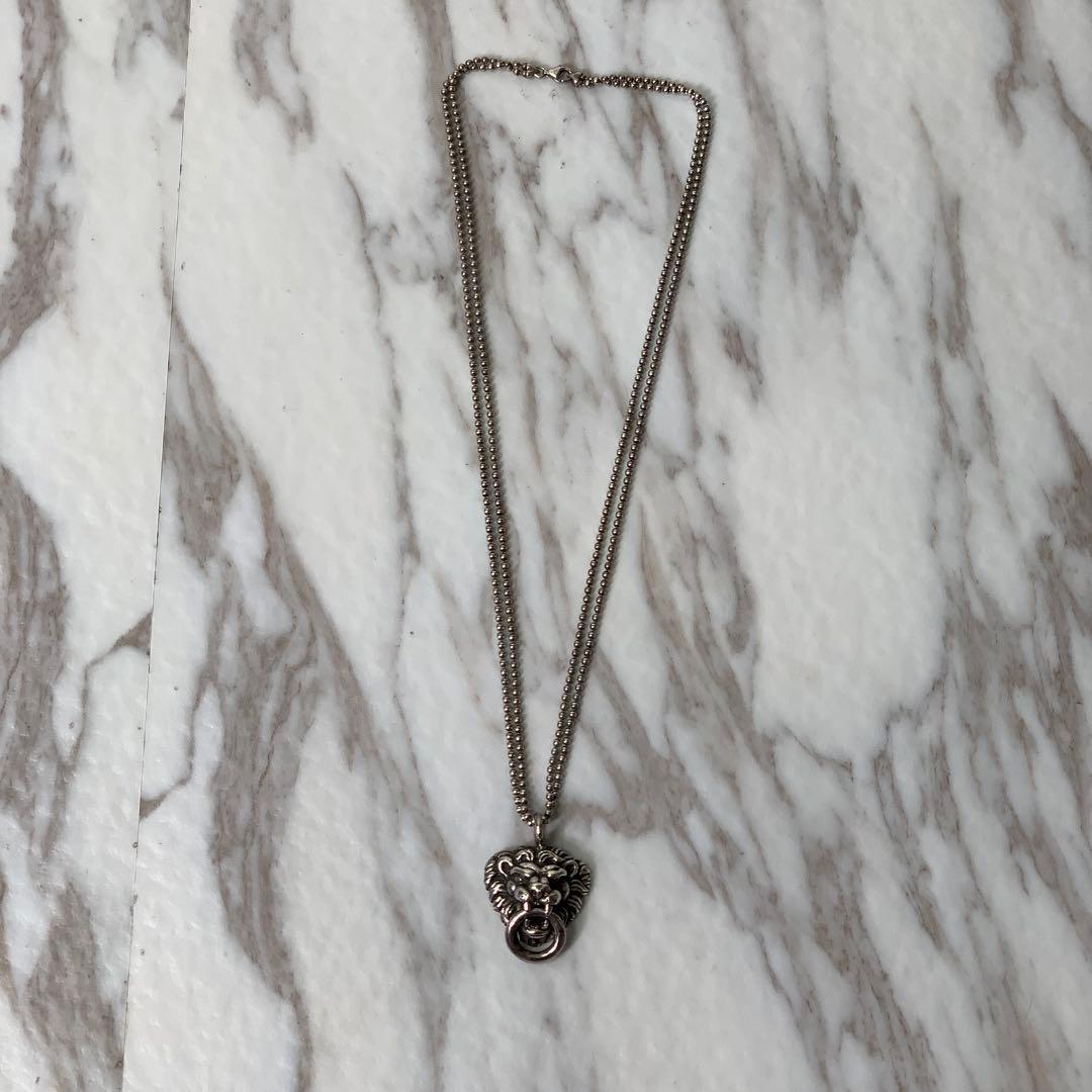 アクセサリー KING BABY silver925 Lion Head necklace