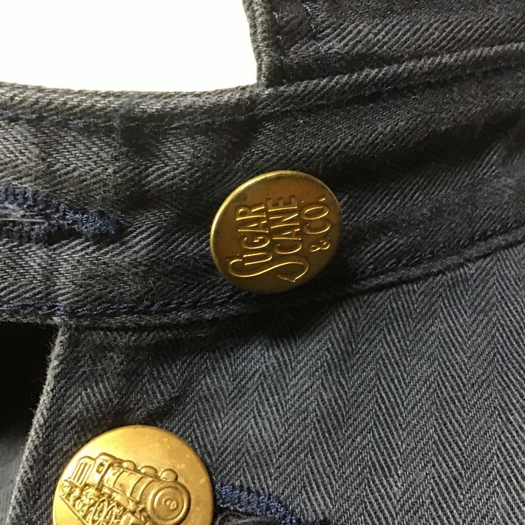 【希少】シュガーケーン × BEAMS 別注 ヘリンボーン ロングカバーオール