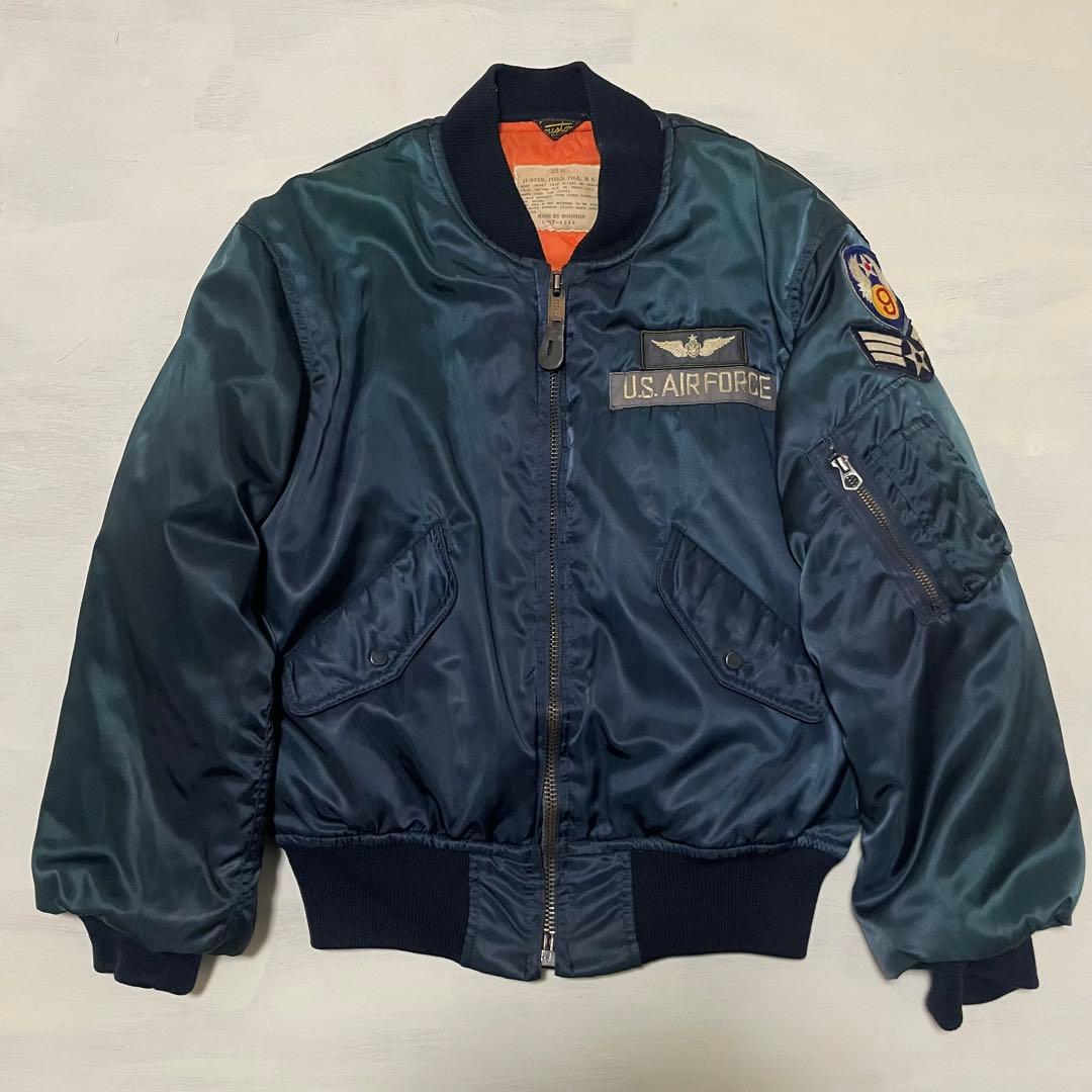 雰囲気抜群 HUSTON US AIR FORCE MA-1 SCOVILL