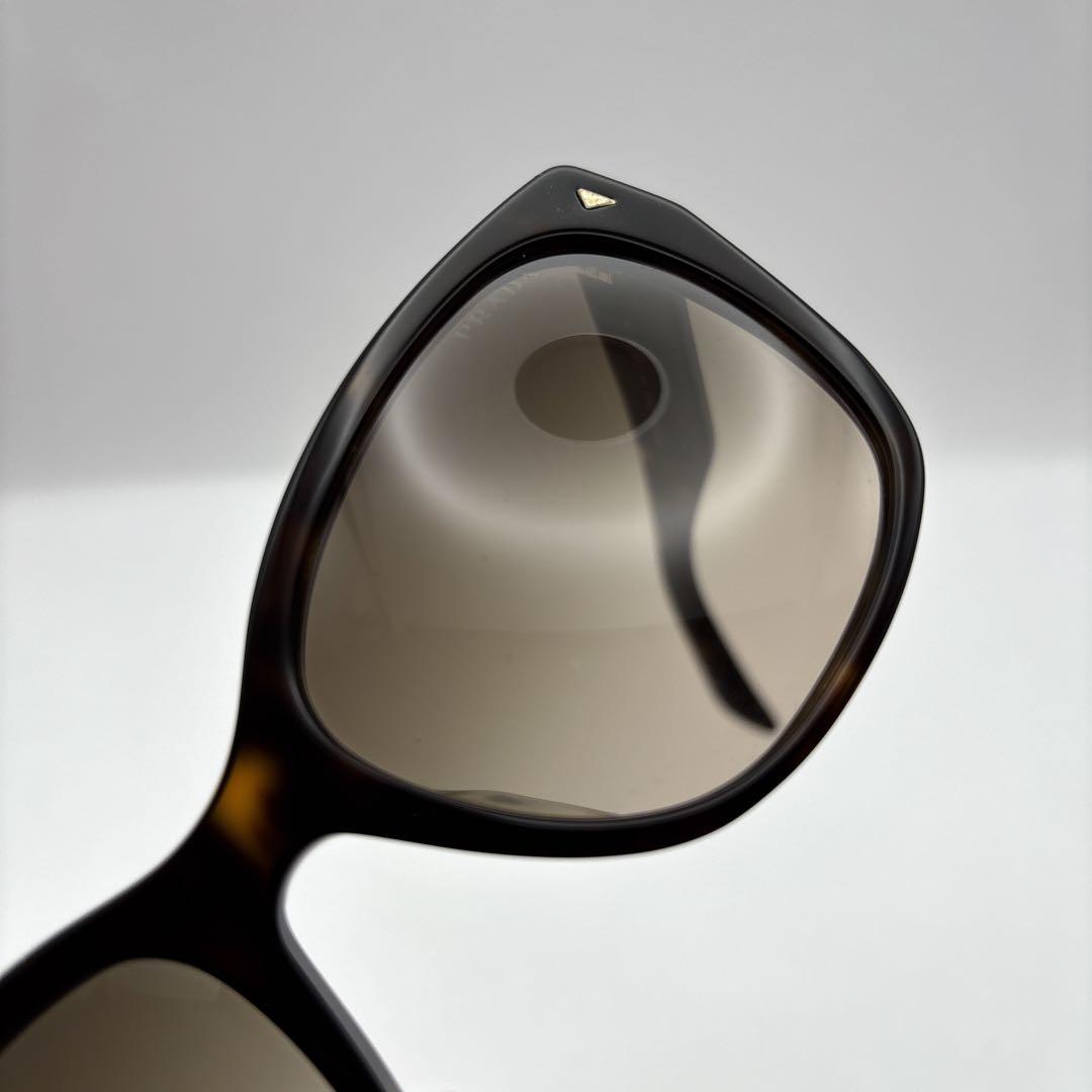 美品 PRADA プラダ サングラス レディース SPR09S べっこう 柄