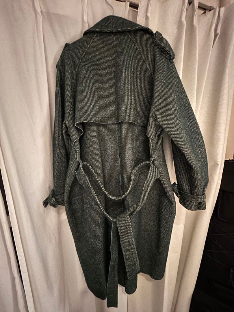 【Ameri VINTAGE】TWEED TRENCH COAT