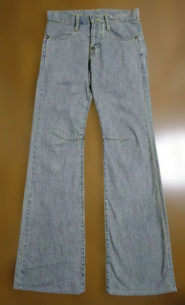 【希少】YENJEANS ライトブルー ストレートデニム