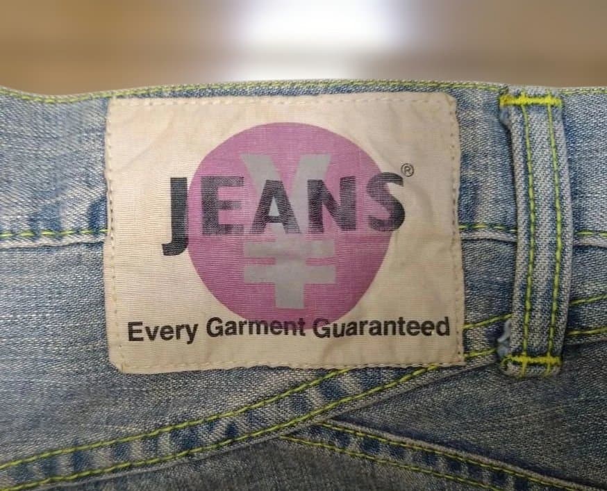 【希少】YENJEANS ライトブルー ストレートデニム