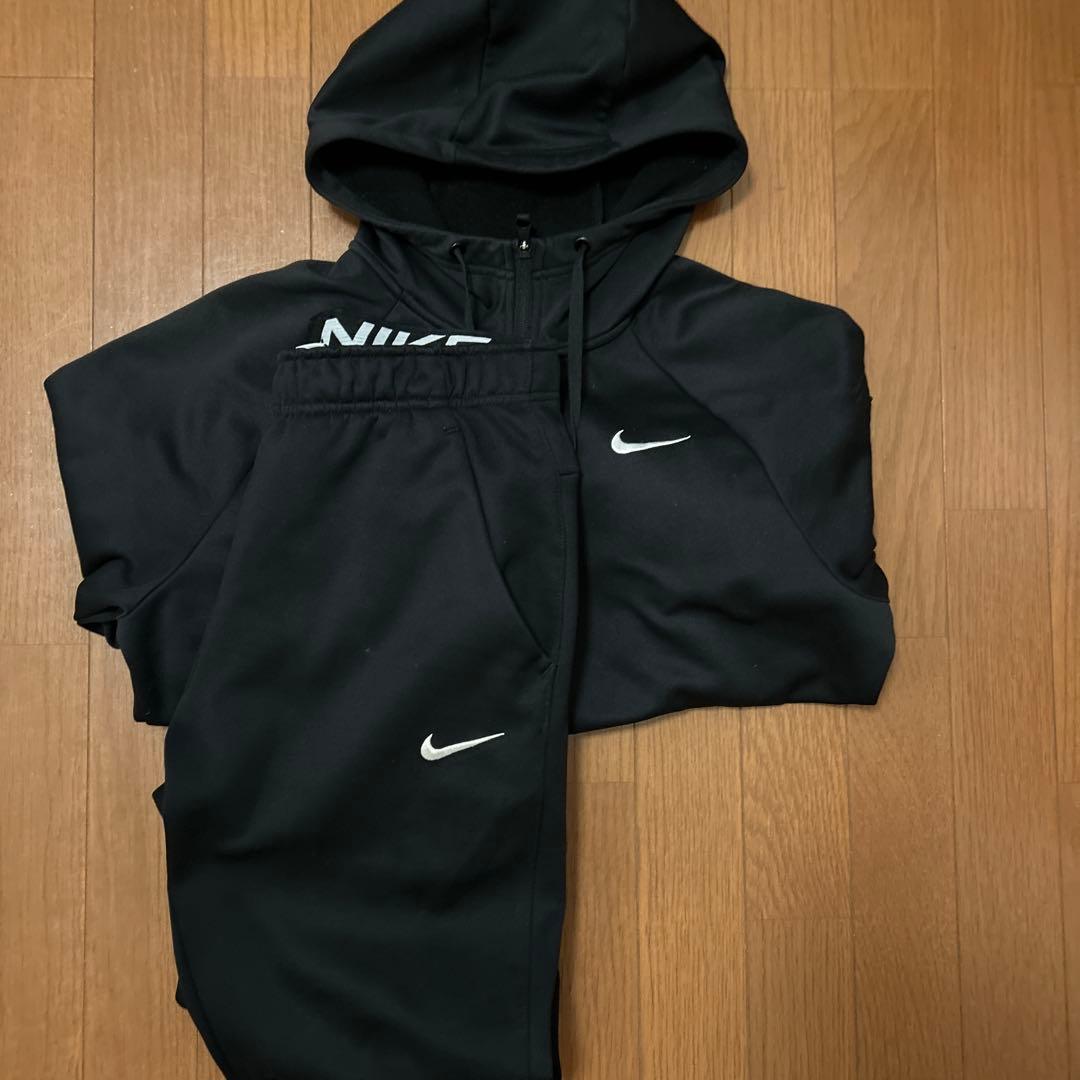 NIKE THERMA-FIT スウェット上下 黒