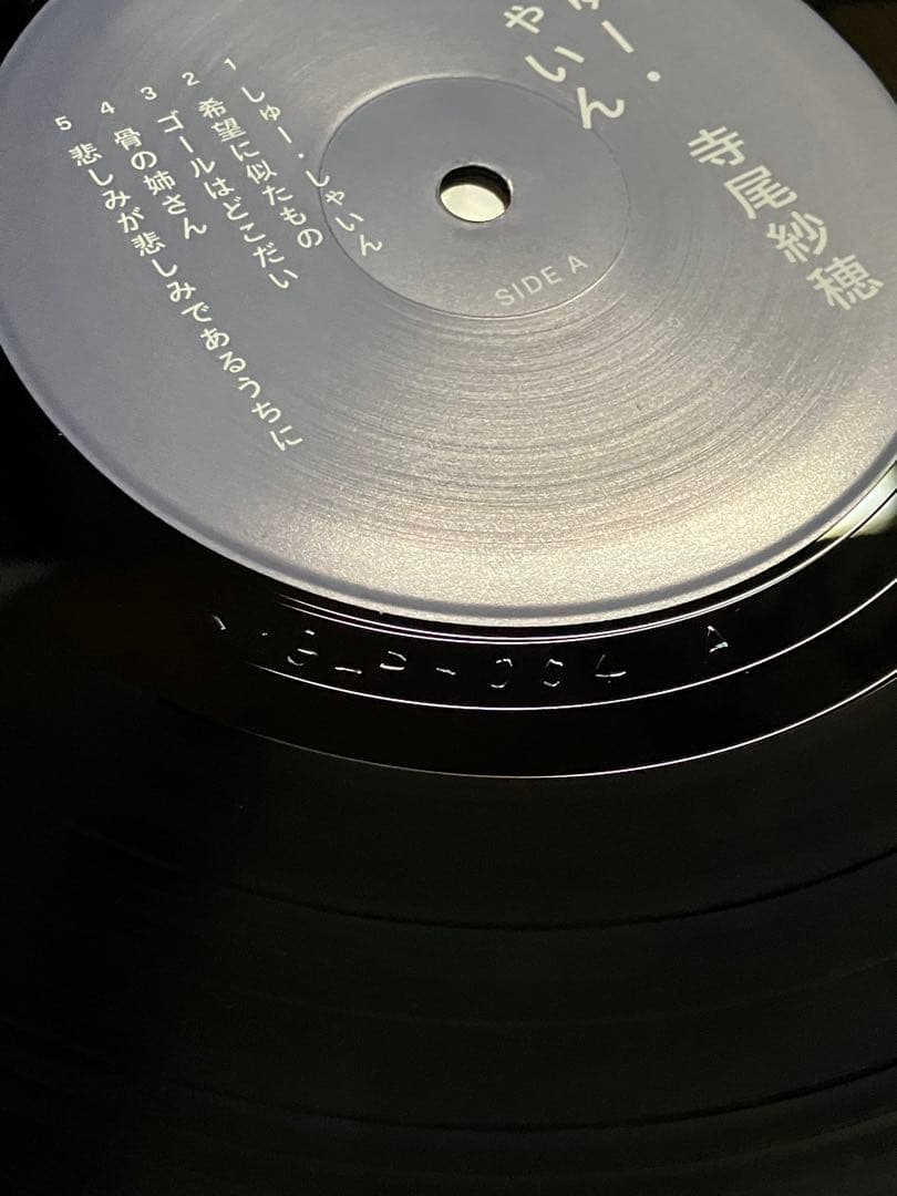 寺尾紗穂 しゅー・しゃいん レコード　中古