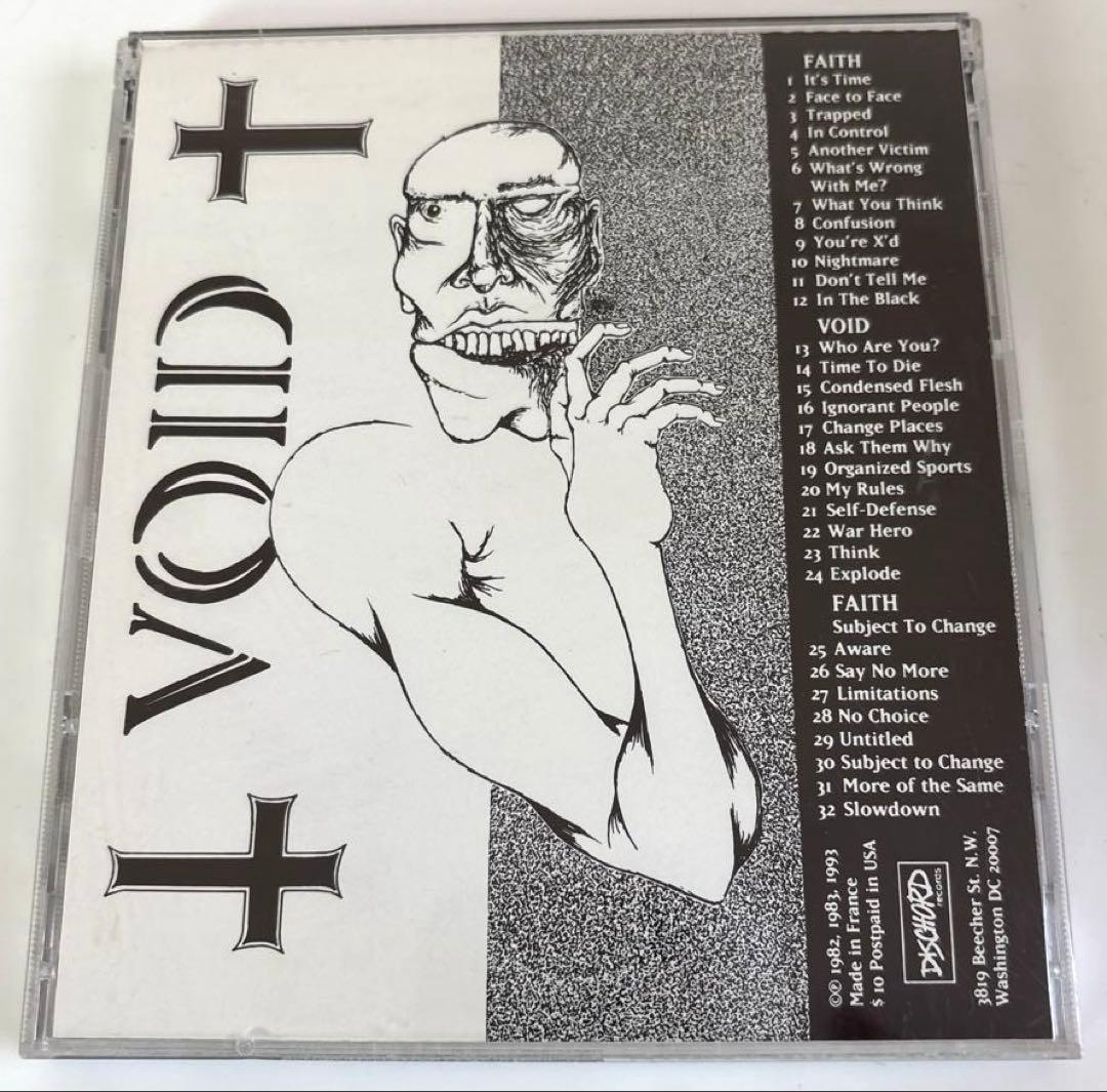 FAITH・VOID・FAITH/CD 廃盤 Hardcore Punk