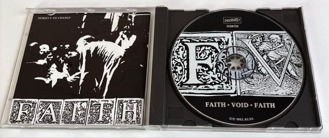 FAITH・VOID・FAITH/CD 廃盤 Hardcore Punk