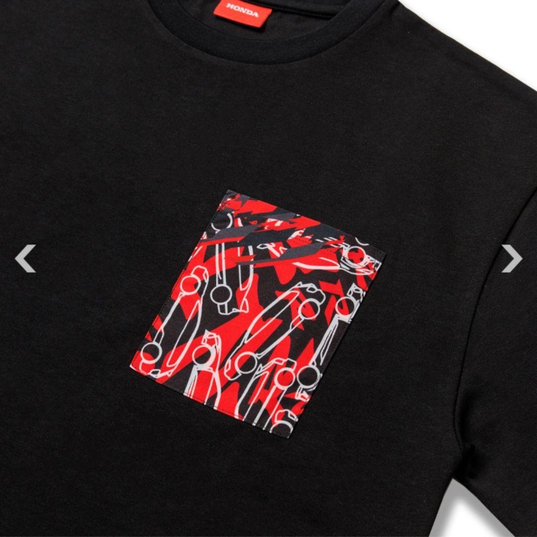 【Bistek】CIVIC TYPE R カモフラ柄 Tシャツ ブラック