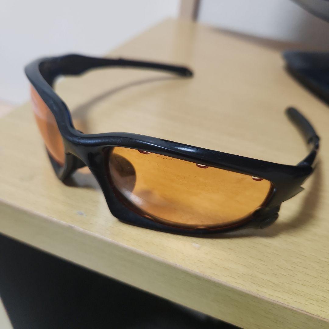 Oakley スポーツサングラス オレンジレンズ