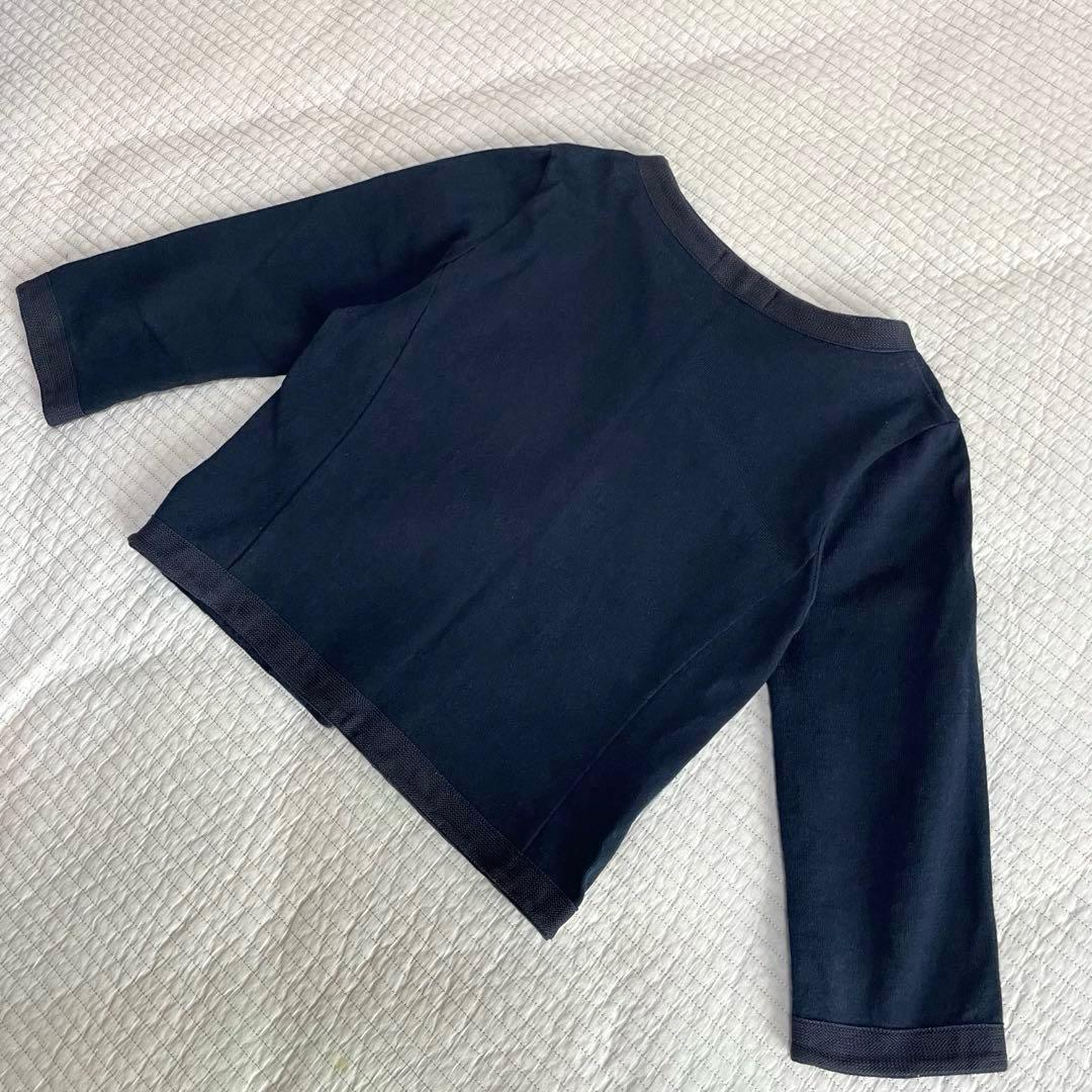 BURBERRY LONDON BLUE LABEL カーディガン　ロゴボタン