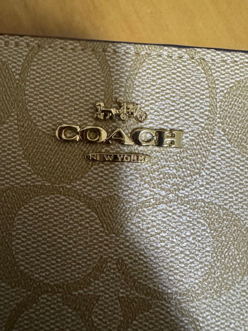 COACH スナップ ウォレット・シグネチャー 二つ折り財布