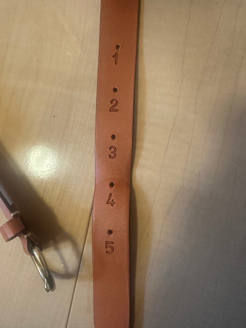 イルビゾンテ　85 レザーベルト　G597