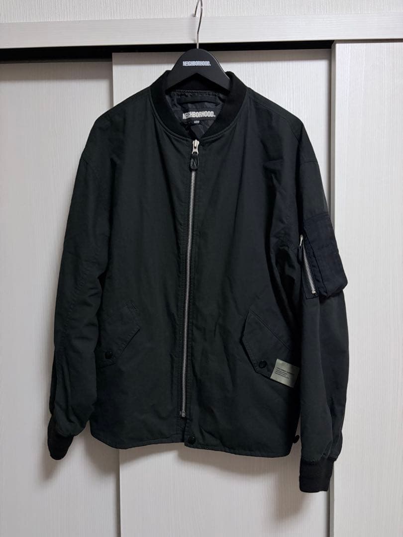 NEIGHBORHOOD ブラック MA-1 251SZNH-JKM02