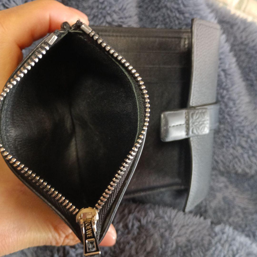 LOEWE 　アナグラムレザー 三つ折り財布