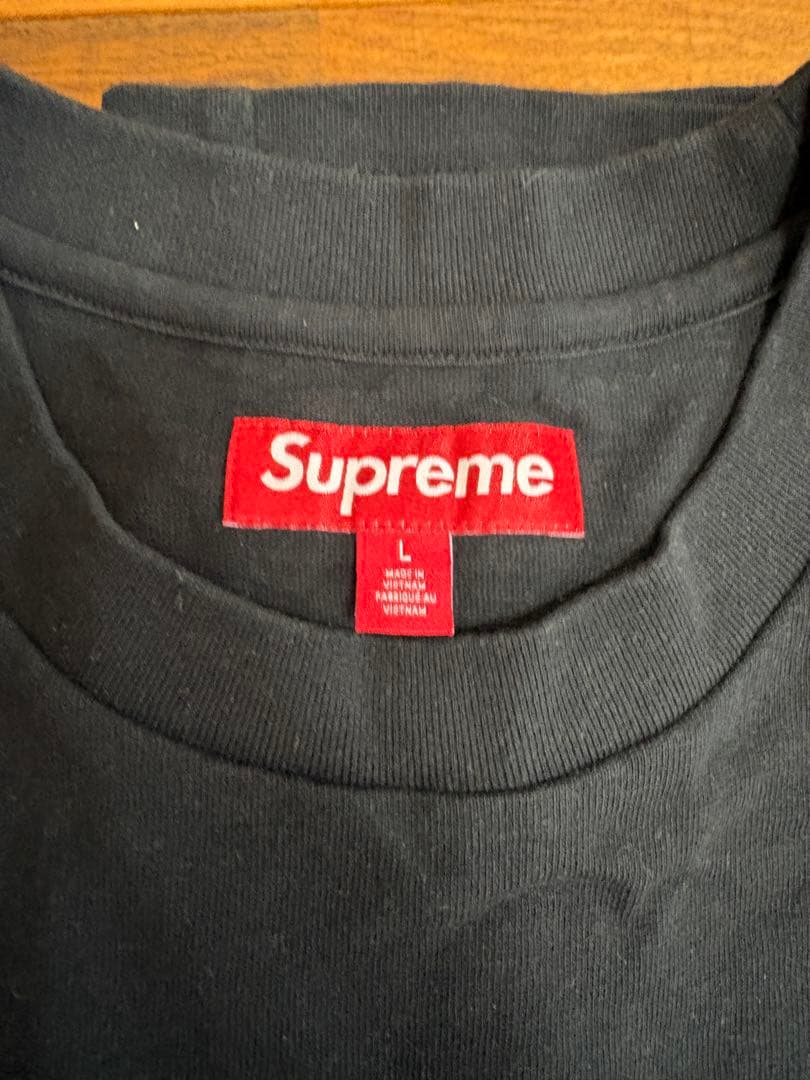 Supreme ブラック Tシャツ 【Lサイズ】美品